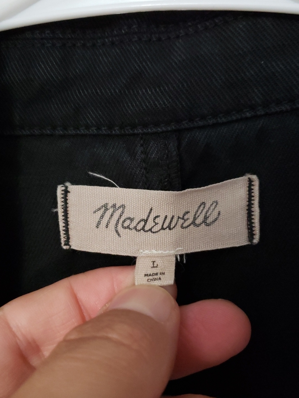 Madewell Black Coveralls Jumpsuit Size Large - Picture 2 of 8